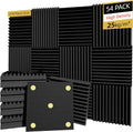 54 Pack Sound Proof Foam Panels 12x12x1 in - Budget Studio Treatment