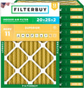 Filterbuy 20x25x2 Air Filter MERV 11 - Pet & Allergy Defense