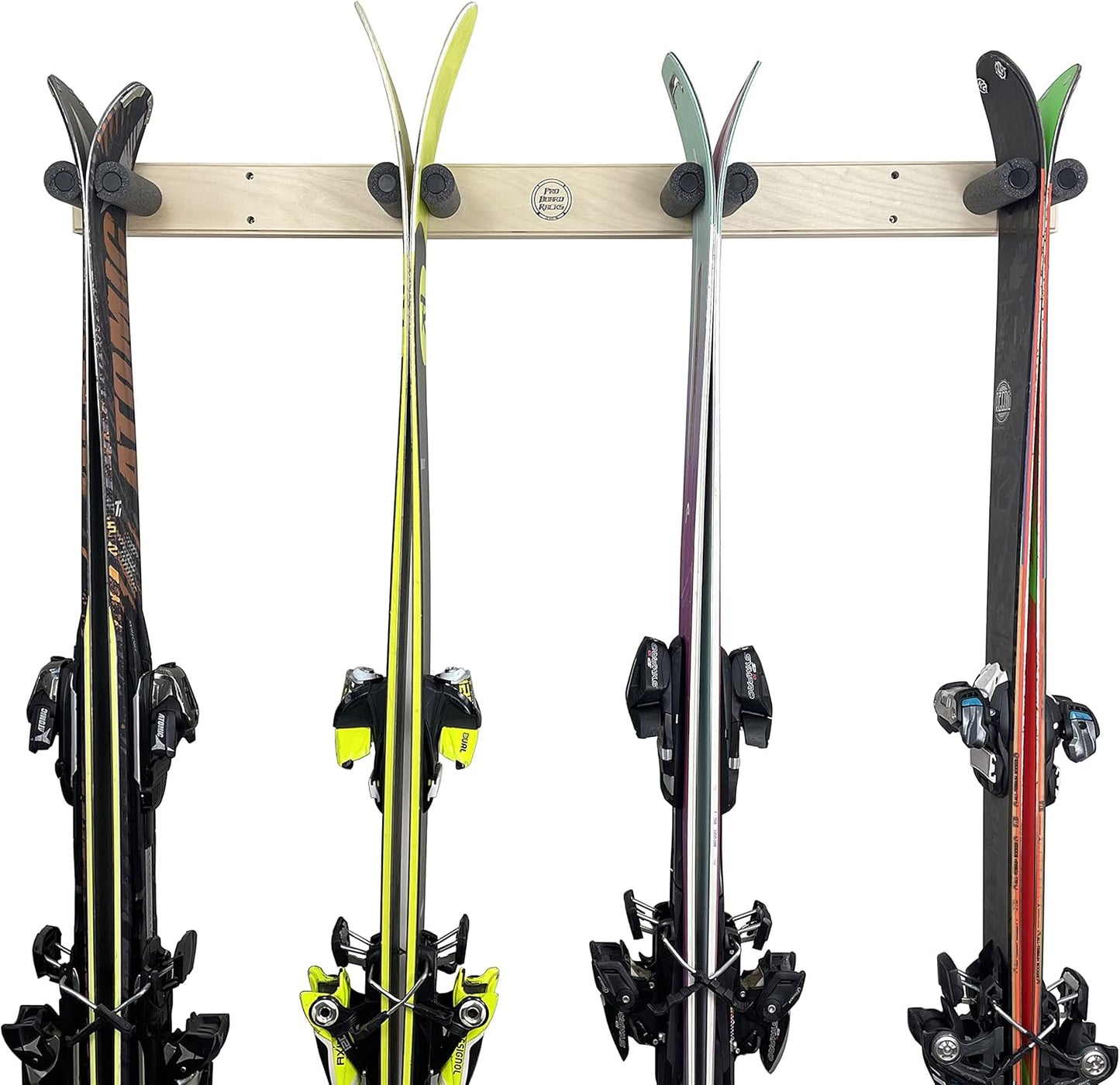 Organize Skis Easily with Pro Vertical Rack