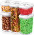 Set of Airtight Food Storage Containers for Kitchen Organization