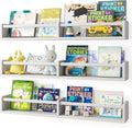 Fixwal Nursery Bookshelves 32in Floating Shelves - Space Saving Baby