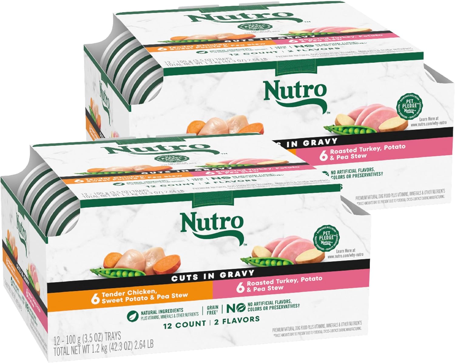 Nutro Natural Choice Cuts in Gravy Wet Dog Food Variety Pack