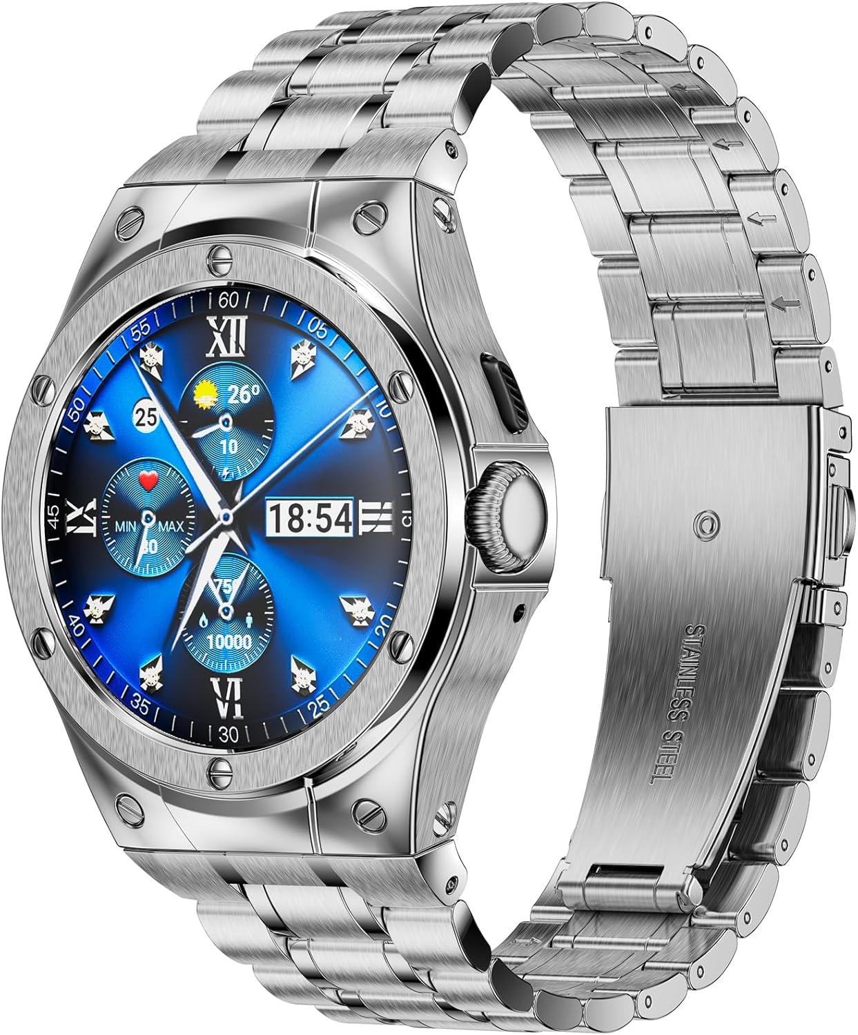 SUPLINK Stainless Steel Case and Band for Google Pixel Watch 41mm