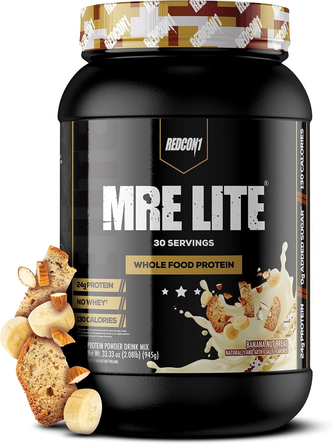 REDCON1 MRE Lite Whole Food Protein Powder for Low Carb Diets
