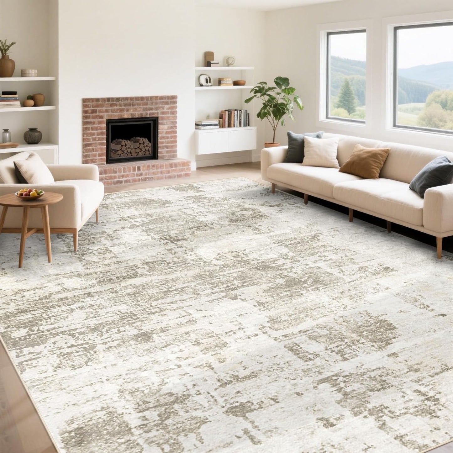 9x12 Area Rug for Living Room, Soft Non Slip Kids Rug