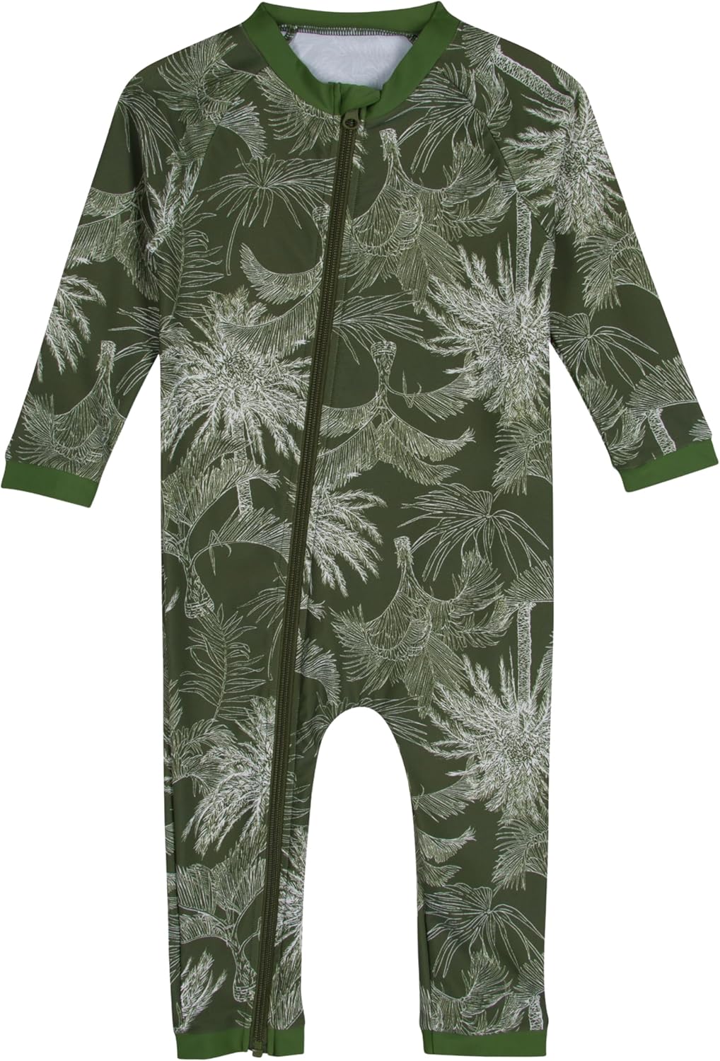 SwimZip Boys' Long-Sleeve UPF 50+ Swimsuit for Sun Protection