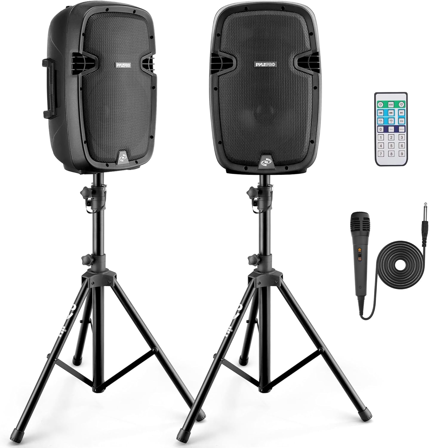 Pyle Wireless Portable PA System with 1000W Power and Bluetooth