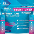HydroMATE Electrolyte Powder Fruit Punch 30 Count - Rapid Hydration