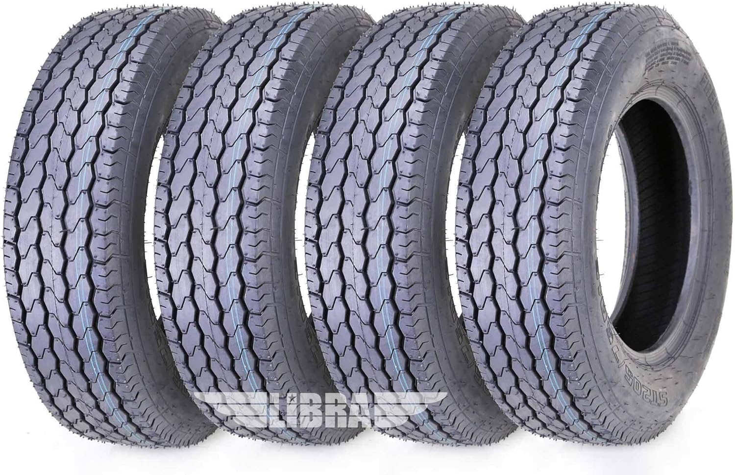 Premium Trailer Tires ST 205/75D14 with Deep Tread Performance