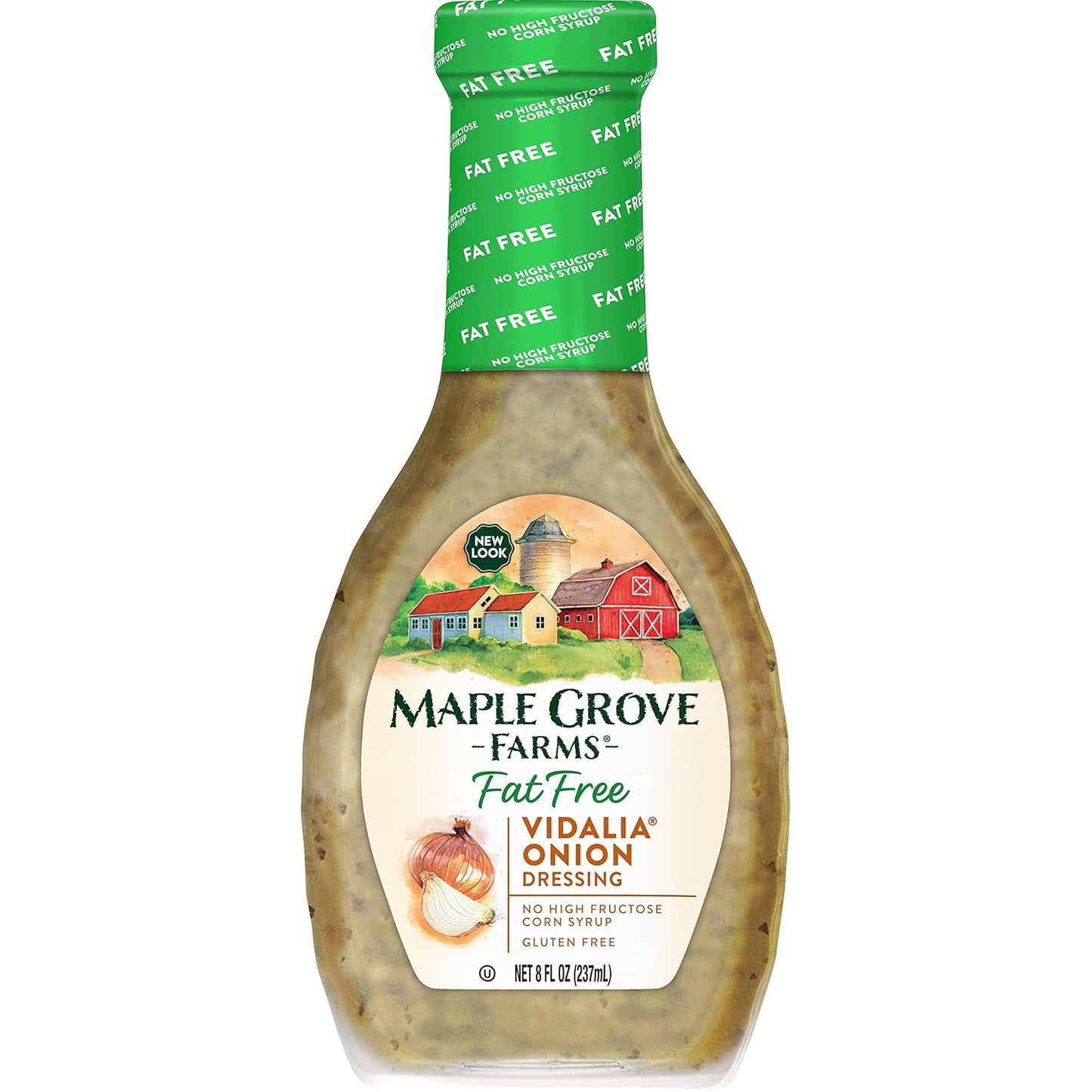 Maple Grove Farms Fat Free Vidalia Onion Dressing, 8 Ounce Pack