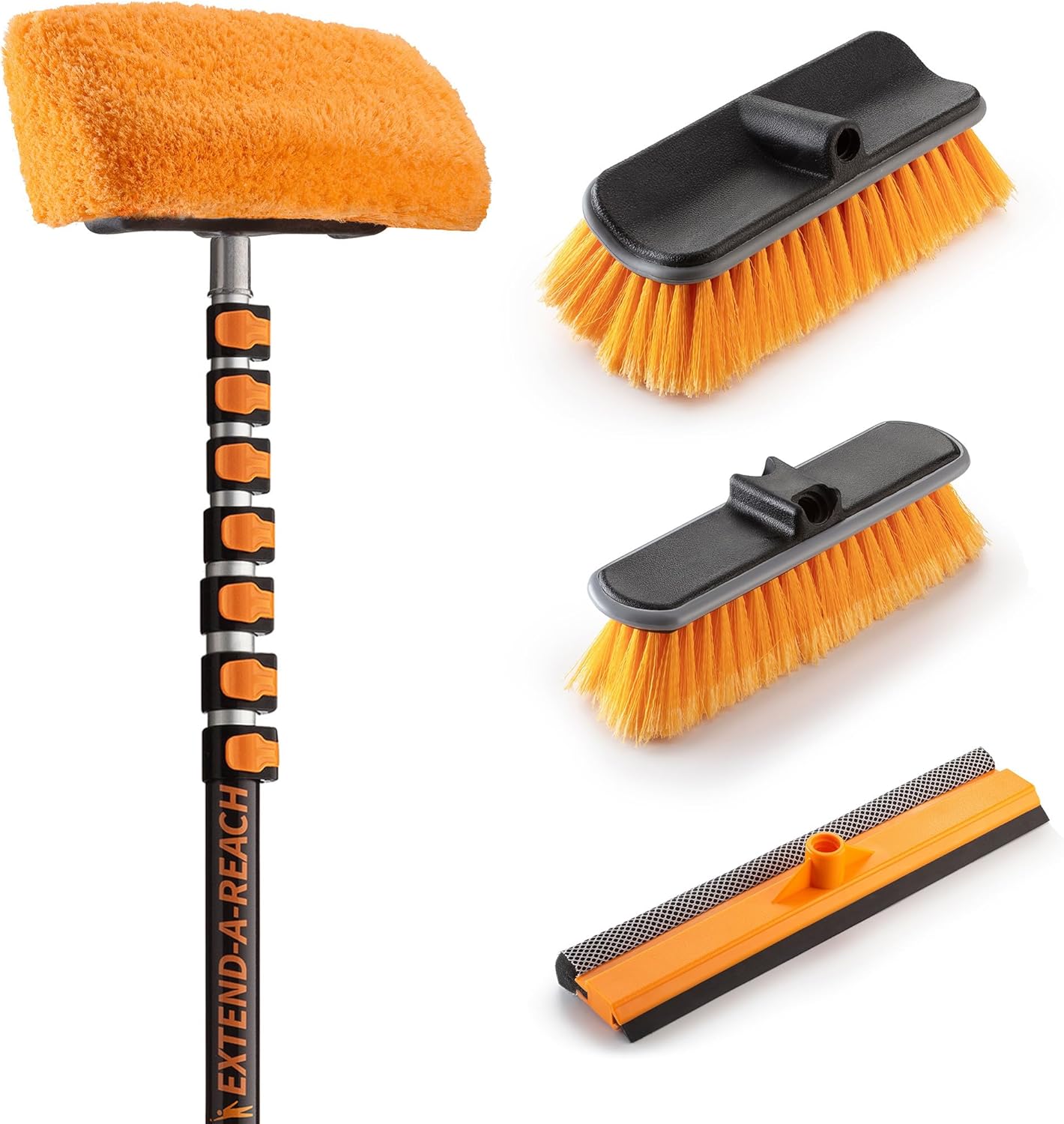 36-Foot Exterior House Cleaning Brush Set for Easy Cleaning