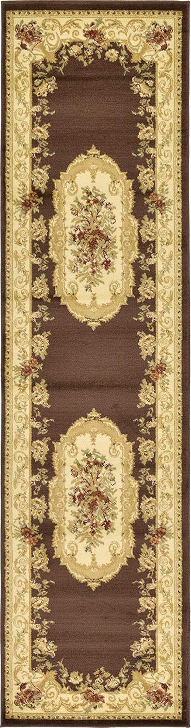 Unique Loom Versailles Collection Traditional Floral Area Rug