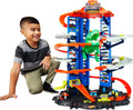 Hot Wheels Ultimate Garage Track Set with 2 Toy Cars - Big Storage