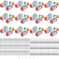 198PCS 6 Pin Way Deutsch DT Gray Connector Set for Vehicles