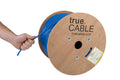 Cat6A Riser Ethernet Cable 1000ft Blue - 10G Performance
