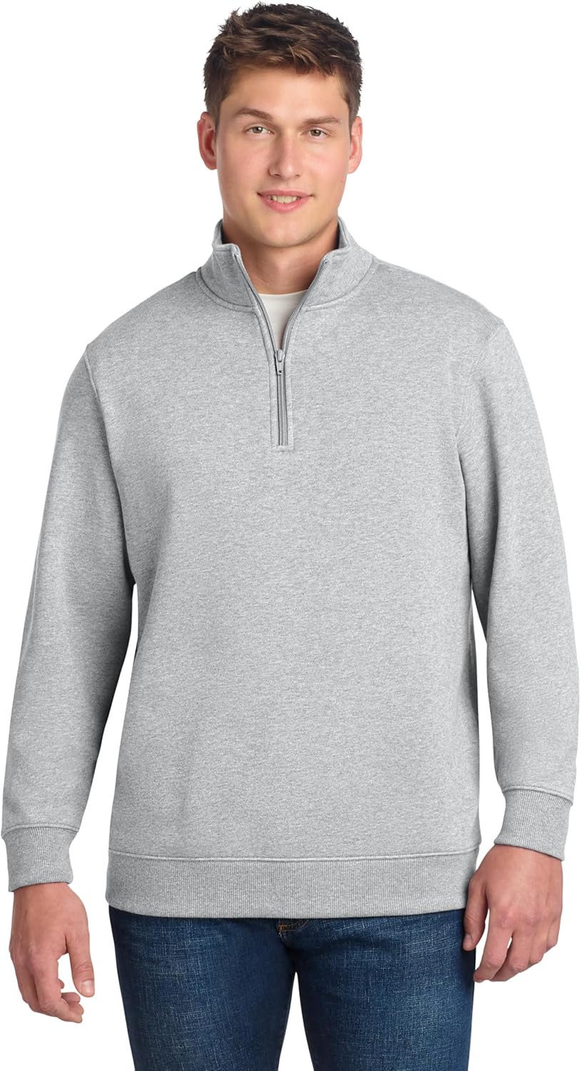 SPORT-TEK Unisex Quarter Zip Sweatshirt for Everyday Comfort