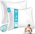 Adjustable Shredded Memory Foam Pillow Set of 2 - Cooling Support