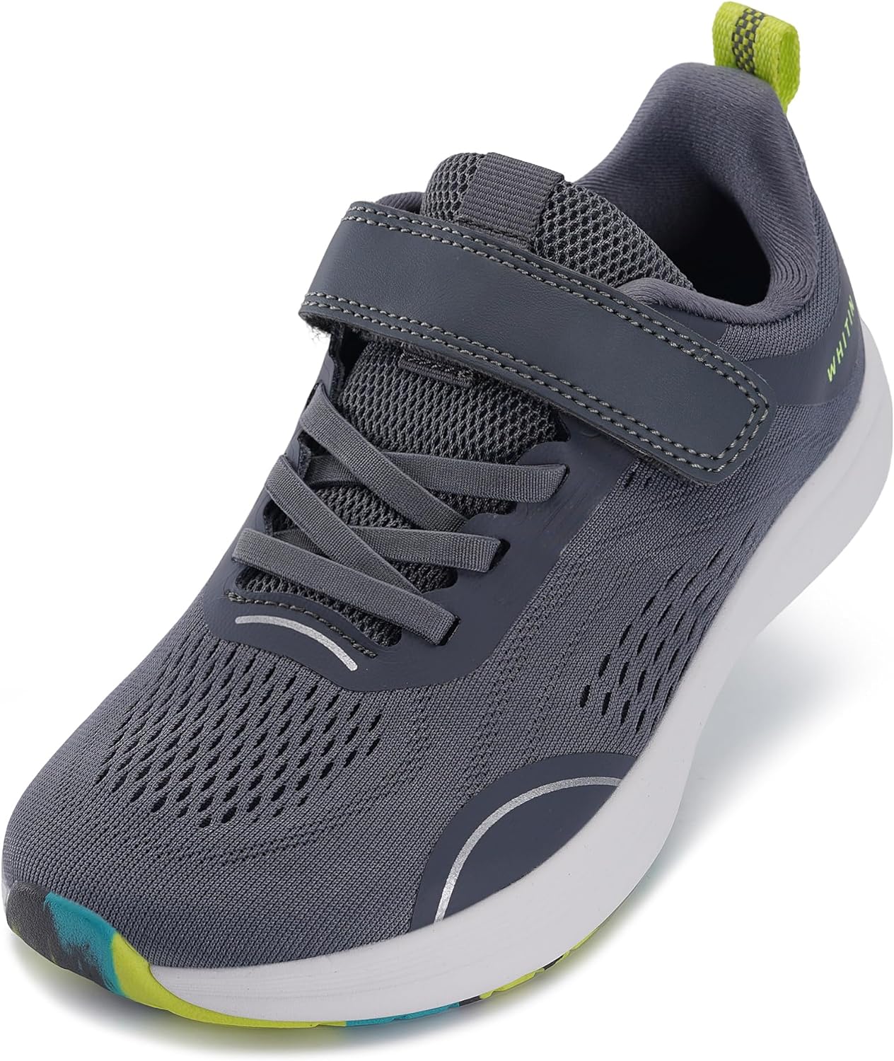 WHITIN Kids Zero Drop Running Shoes with Wide Toe Box Design