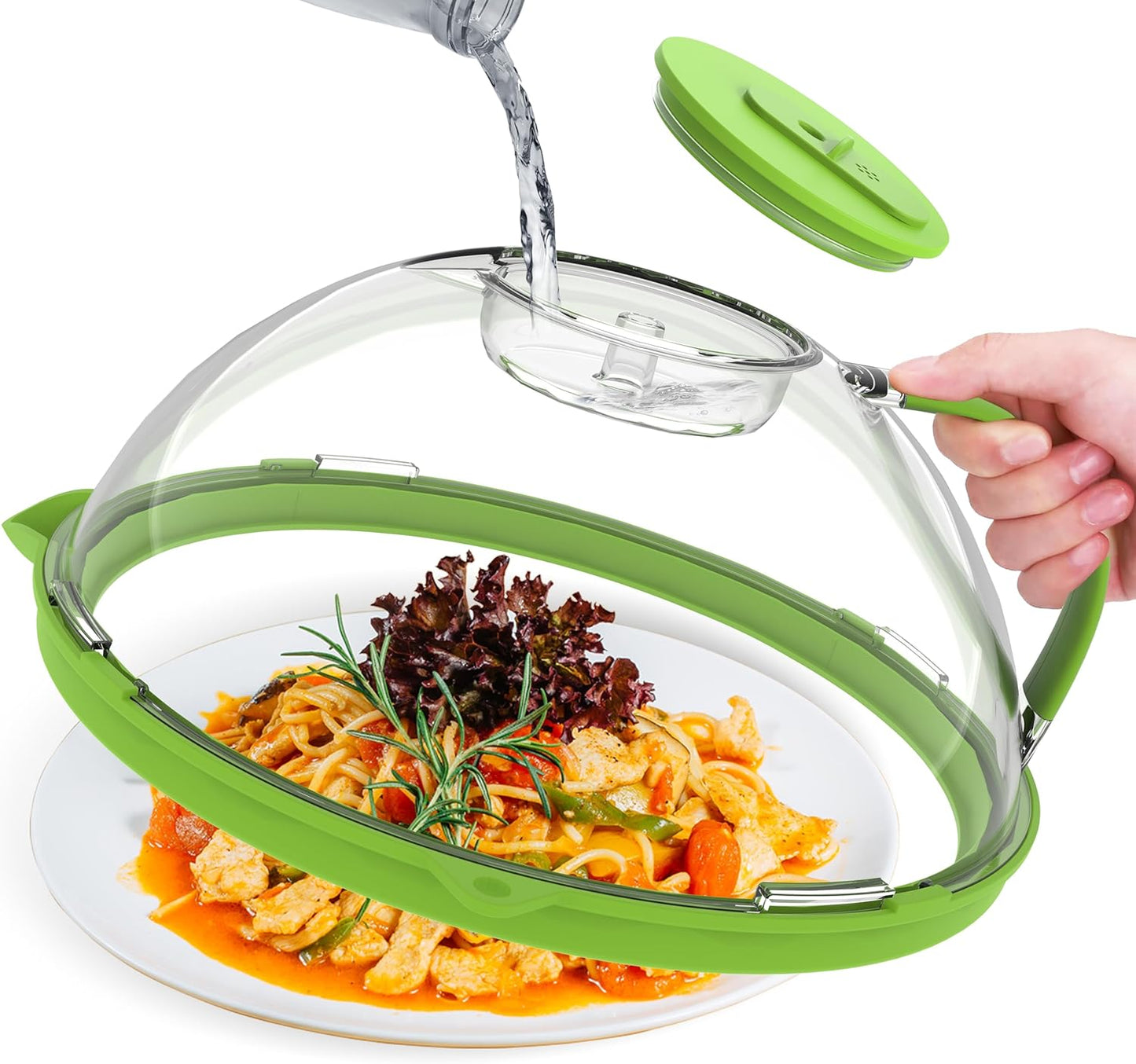 Steam & Protect: LOKAYER Microwave Splatter Cover