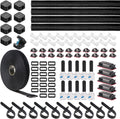98 Pcs Cable Management Kit - Complete Desk & Home Cord Organizer