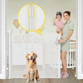 Reinforced 42 Extra Tall Retractable Dog Gate for Doorways - Space