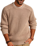 PJ PAUL JONES Mens Crewneck Knit Sweater - Cozy, Stretchy Fit