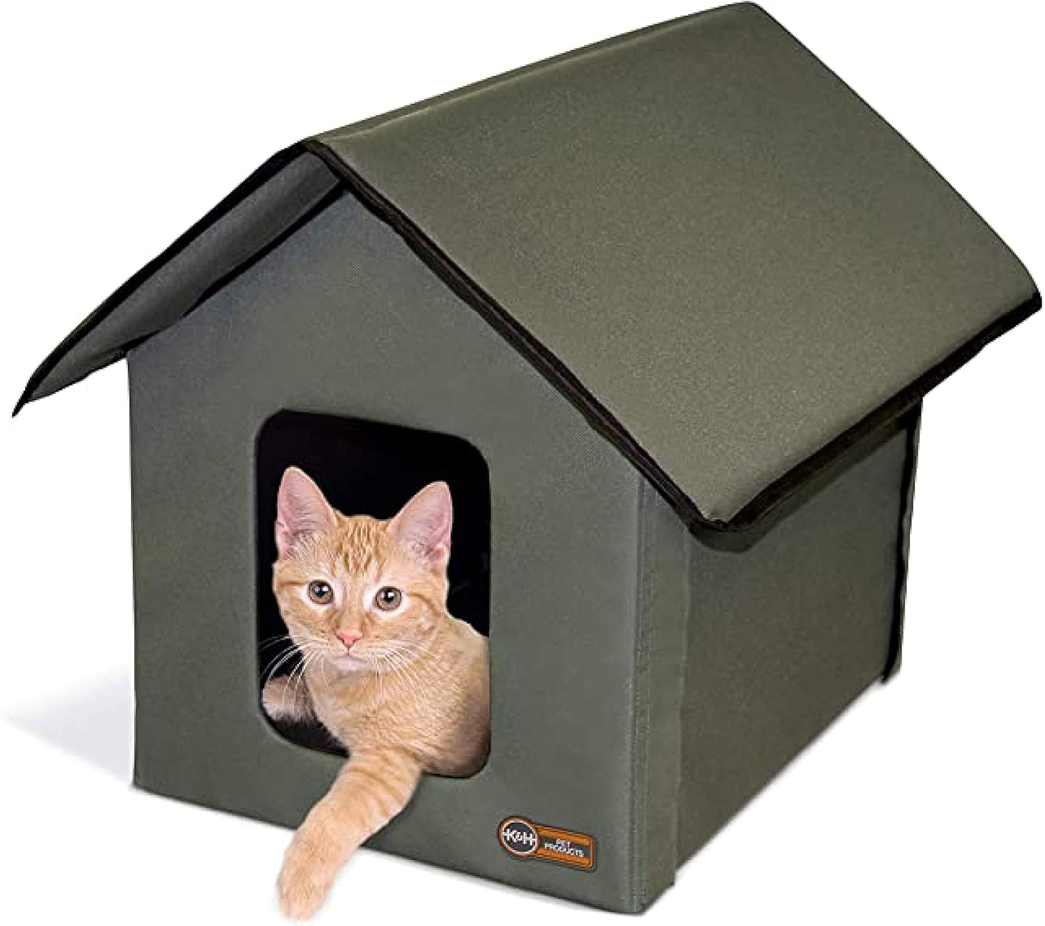 K&H Pet Products Outdoor Cat House for Weatherproof Shelter