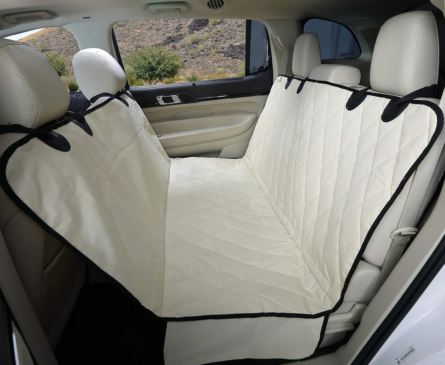 4Knines Dog Backseat Cover with Hammock for Cars and SUVs