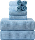 8-Piece Bath Towel Set 35x70 Bath Sheets with Hand Towels