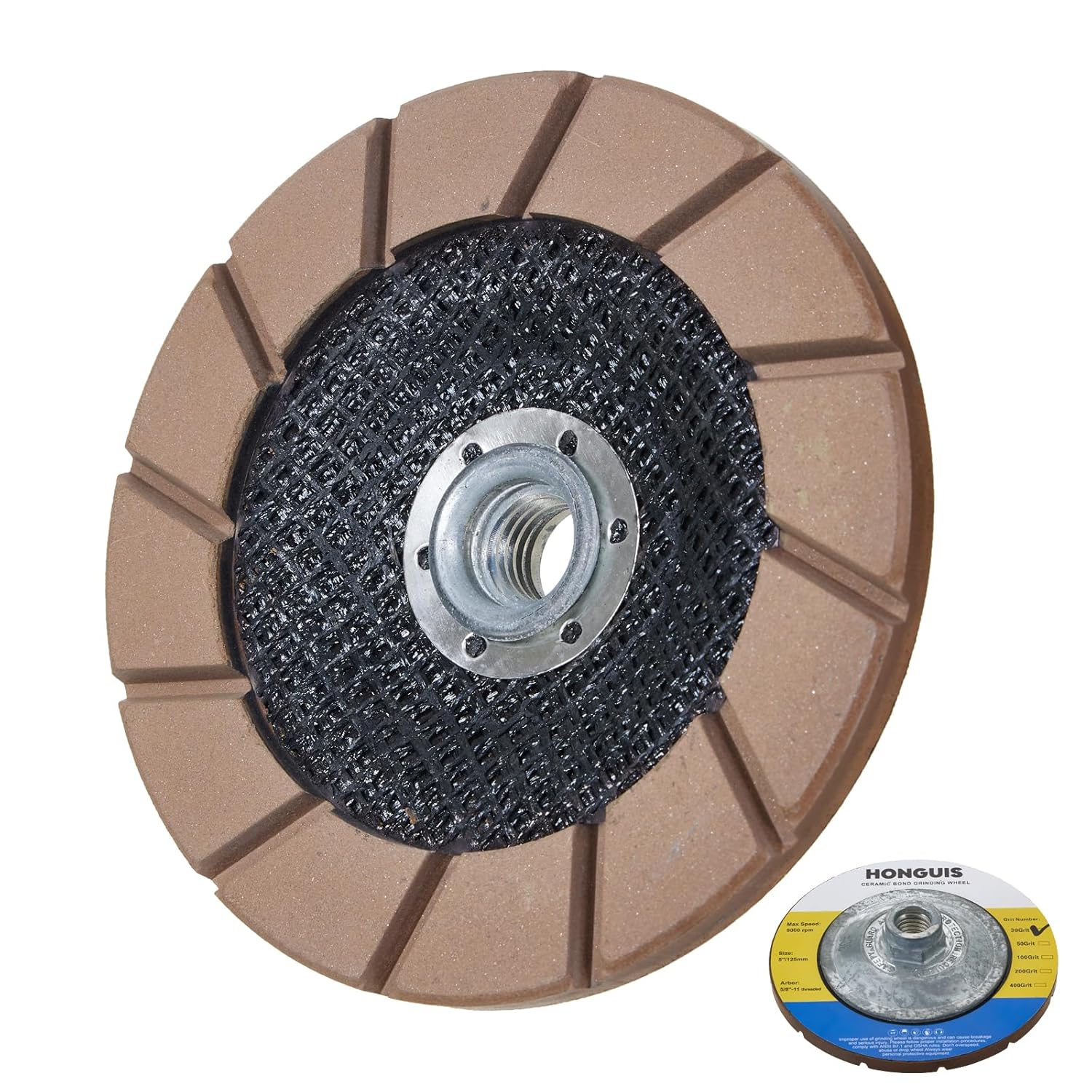 5 inch Ceramic Bond Grinding Wheels for Concrete Smoothing