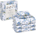 Split King Cotton Percale Sheet Set 5 PC - Deep Pocket 16in
