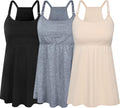 Maternity Nursing Tank Tops with Bralette - Comfortable (Style DVRL)