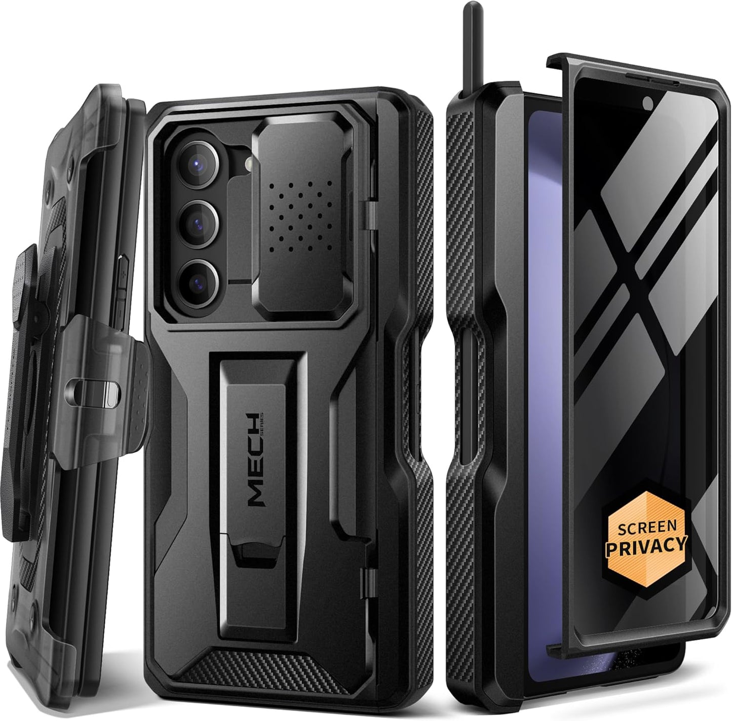 TONGATE Z Fold 5 Case with S Pen Slot & Hinge Protection