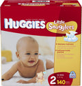 Huggies Little Snugglers Size 2 Giant Pack - Gentle Leak Protection