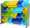 Toy Storage Organizer with 16 Removable Bins - Supersized Kids Storage