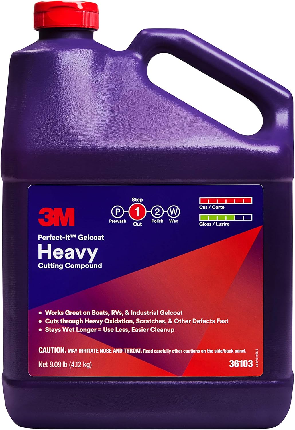 3M Perfect-It Gelcoat Heavy Cutting Compound for Boats and RVs