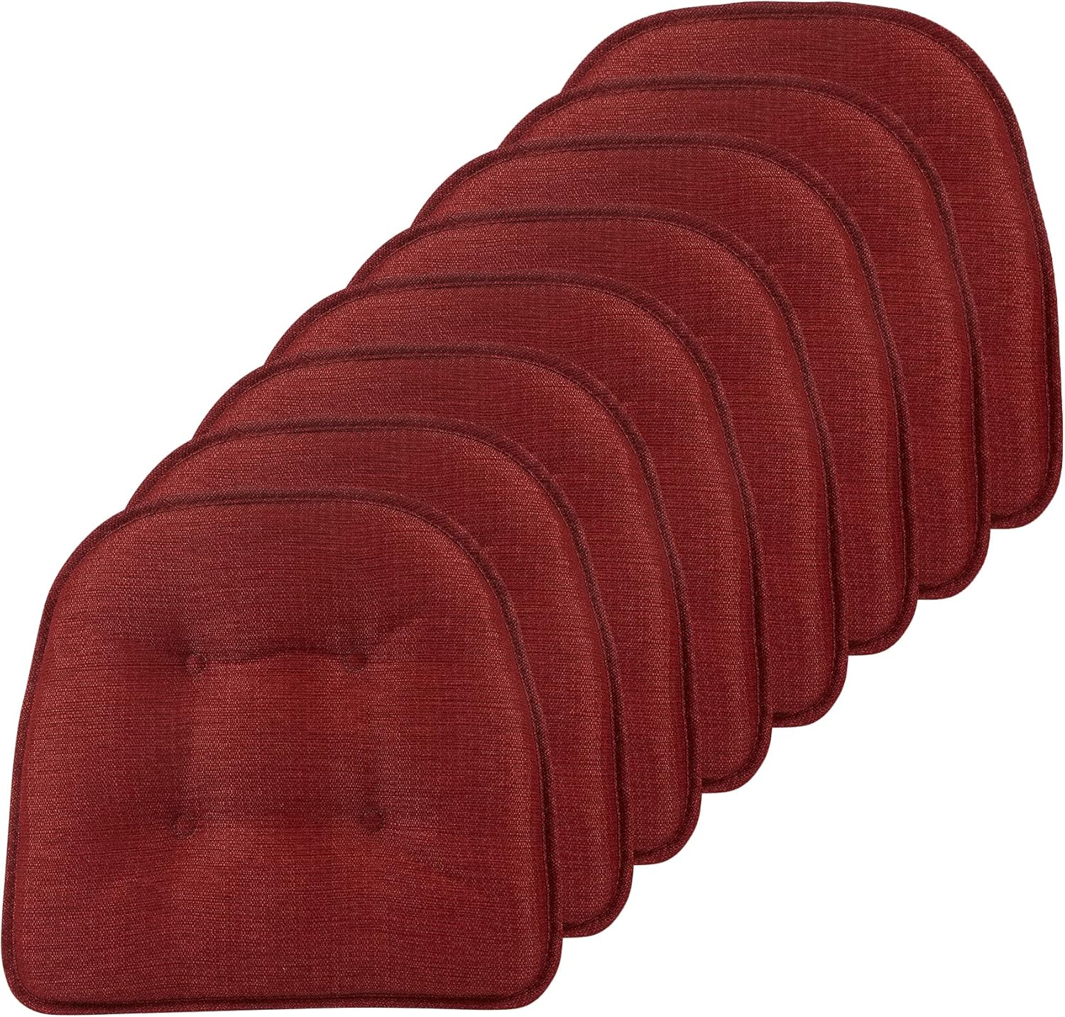 Klear Vu Omega Non-Slip Chair Cushions for Dining Room Comfort
