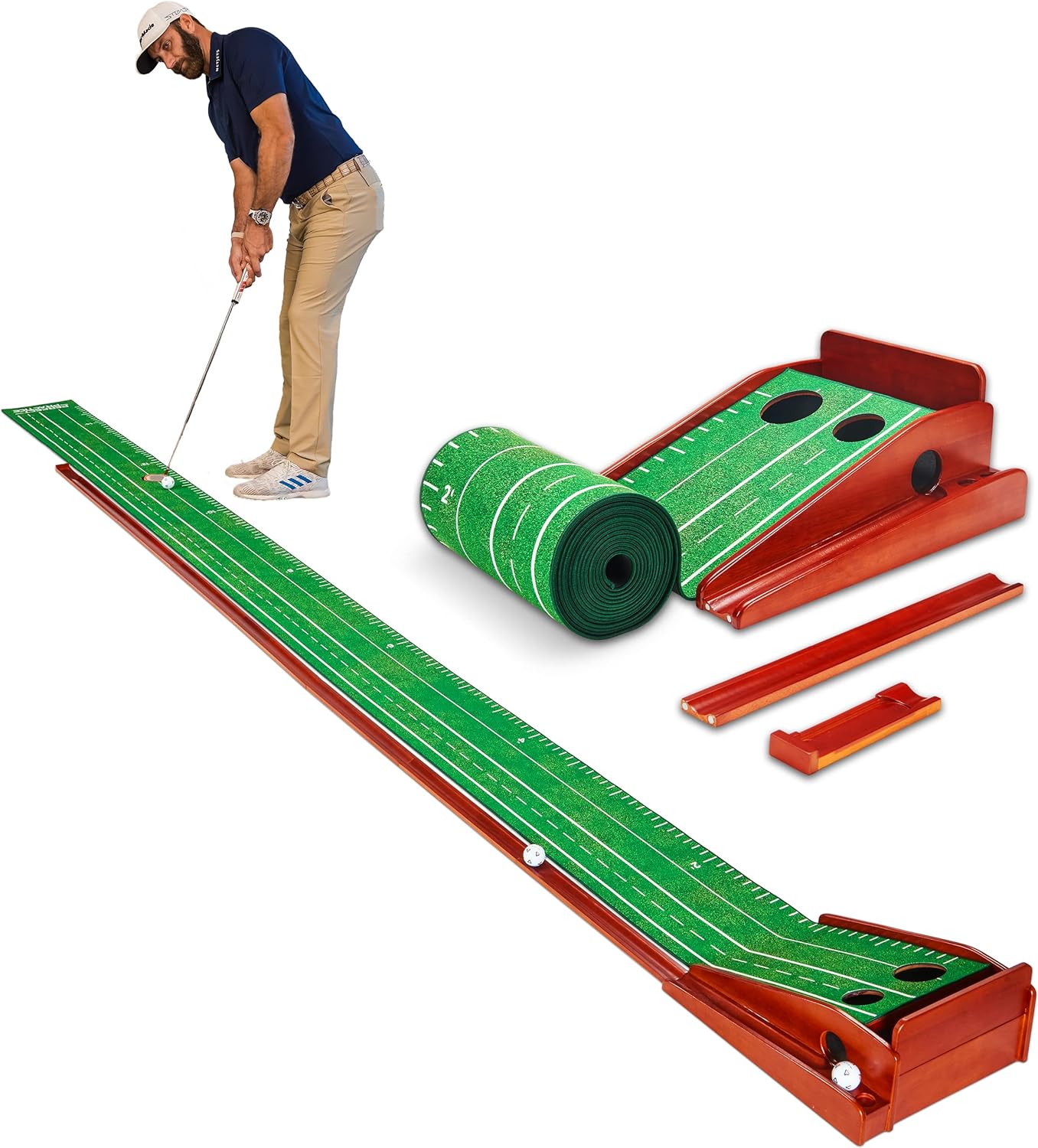 Portable Ball Return Putting Mat - Perfect Your Game Anywhere!