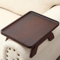 SINWANT Couch Arm Table Bamboo Sofa Arm Clip On Tray - Space Saving