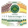 Tulsi & Ginger Herbal Tea 96 Bags - Calming Organic Blend