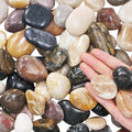 40 lbs River Rocks Pebbles 1-2 in Polished Decorative Stones - Natural
