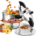 Wantjoin Aluminum Pressure Cooker 23Qt Pressure Canner - Fast, Safe