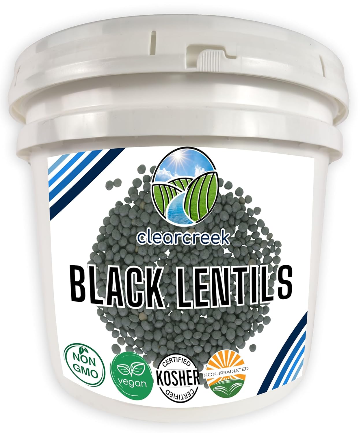 Black Lentils for Emergency Food Storage | Non-GMO Vegan Bulk