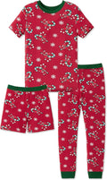 PATPAT Kids 3-Piece Pajama Sets with Bamboo Viscose - Snug Fit
