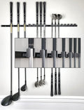 Space-Saving Golf Club Wall Mount for 16 Clubs