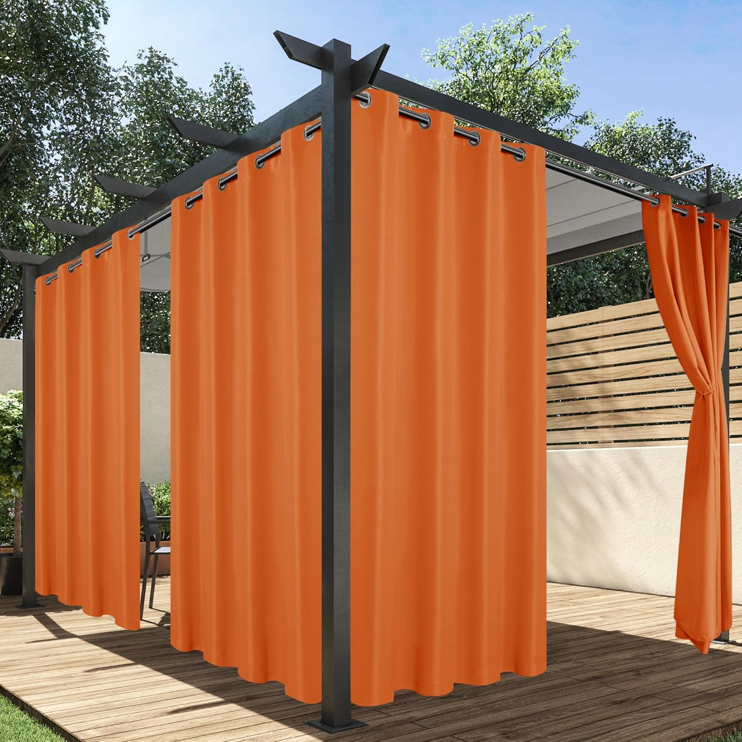 Outdoor Curtains for Patio Waterproof Privacy Protection 54 x 84