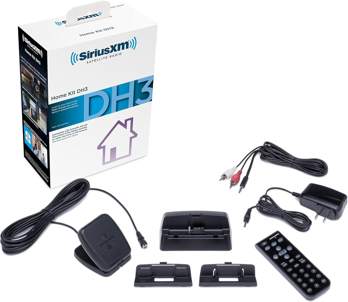 SiriusXM SXDH3 Satellite Radio Home Dock Kit for Easy Listening