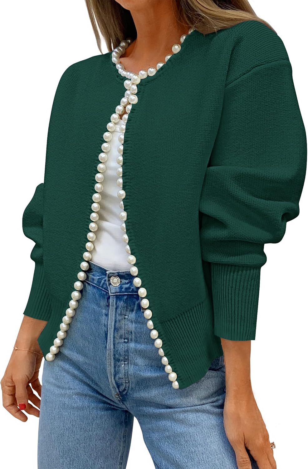 ZESICA Women's Open Front Cardigan Sweater for Fall Fashion