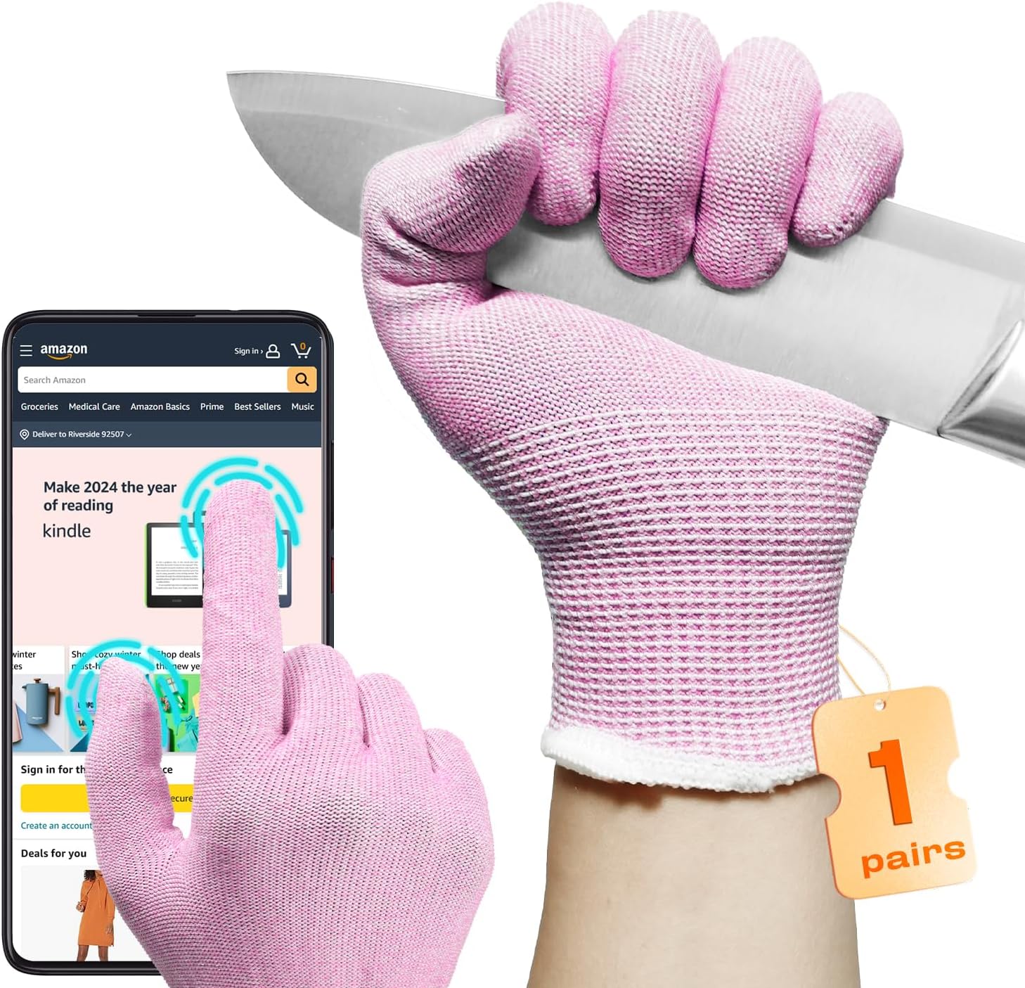 JDL Cut-Resistant Gloves: Level A5 Protection