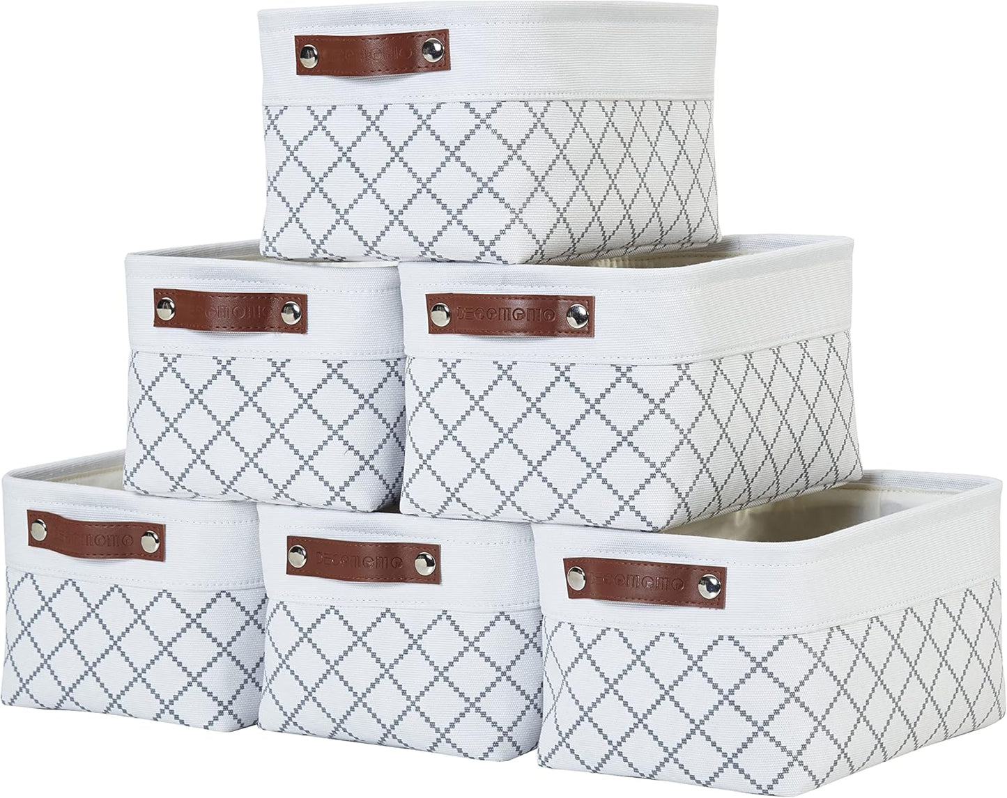 DECOMOMO Small Storage Basket Set for Organizing Your Home